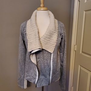 Long Sleeved Anthro Sweatshirt Jacket